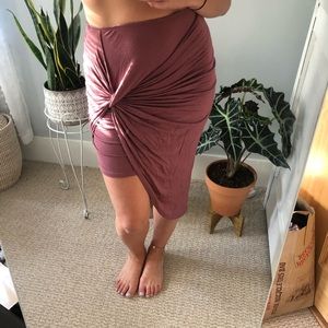 Summer rouched skirt